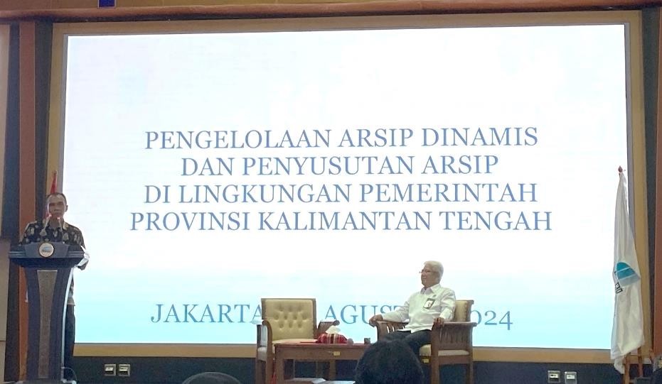 Inspektorat Prov. Kalteng Ikuti Bimtek Pengelolaan Arsip Dinamis dan Penyusutan Arsip