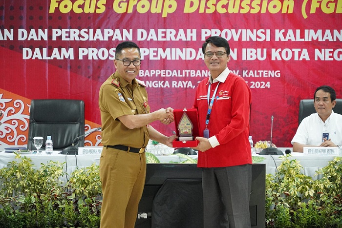 Kepala Bappedalitbang Leonard S. Ampung Hadiri FGD Peran dan Persiapan Daerah Provinsi Kalteng Dalam Proses Pemindahan Ibu Kota Negara