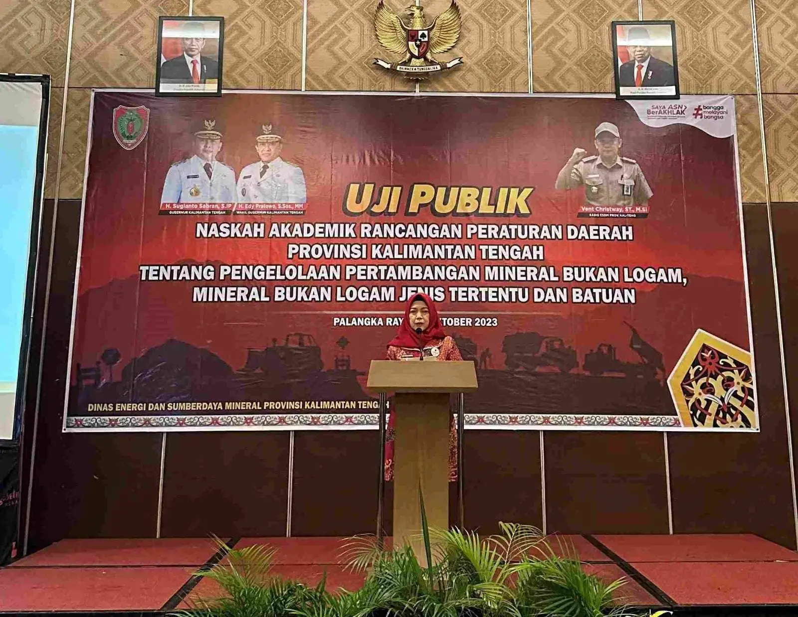 Dinas ESDM Gelar Uji Publik Naskah Akademik Rancangan Perda Prov. Kalteng