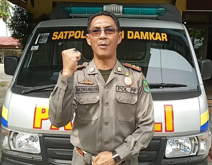 Satpol PP Dan Damkar Kapuas Koordinasi Ke Kecamatan Untuk Implementasikan Peraturan Menteri Dalam Negeri RI Nomor 26 Tahun 2020