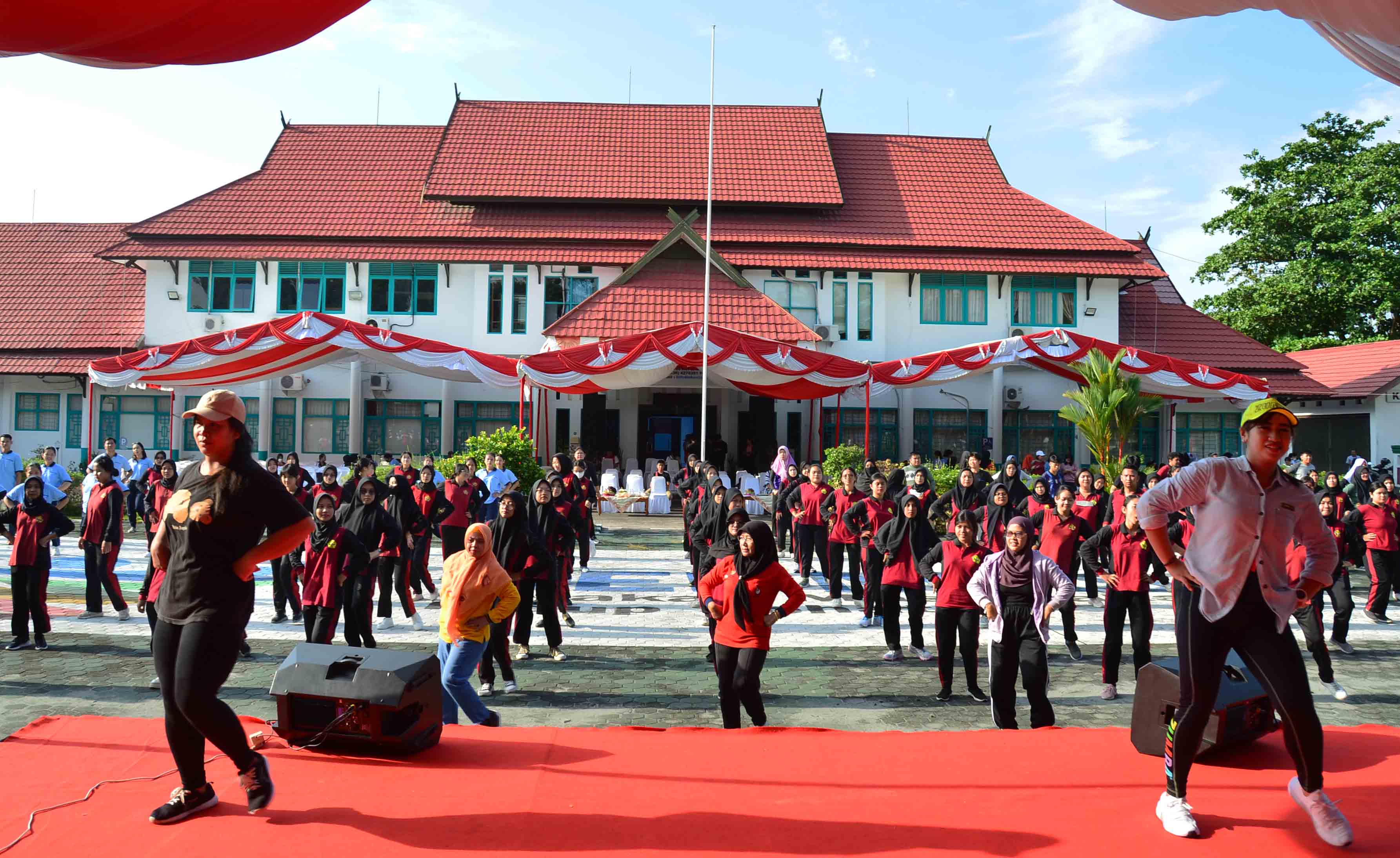 Dinkes Prov. Kalteng Gelar Penggerakan Massa Dalam Rangka Implementasi Gerakan Masyarakat Hidup Sehat (GERMAS)