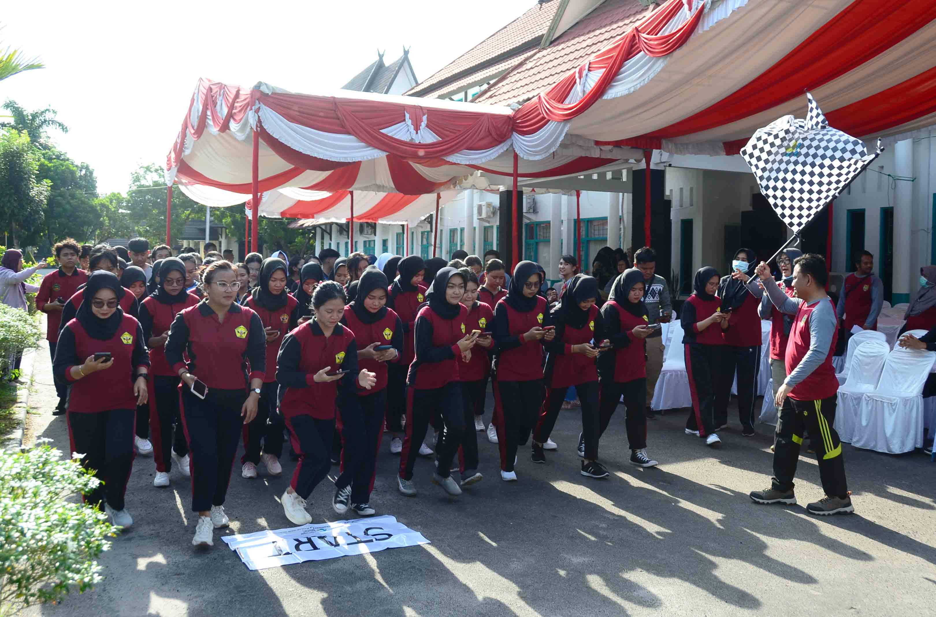 Dinkes Prov. Kalteng Gelar Penggerakan Massa Dalam Rangka Implementasi Gerakan Masyarakat Hidup Sehat (GERMAS)