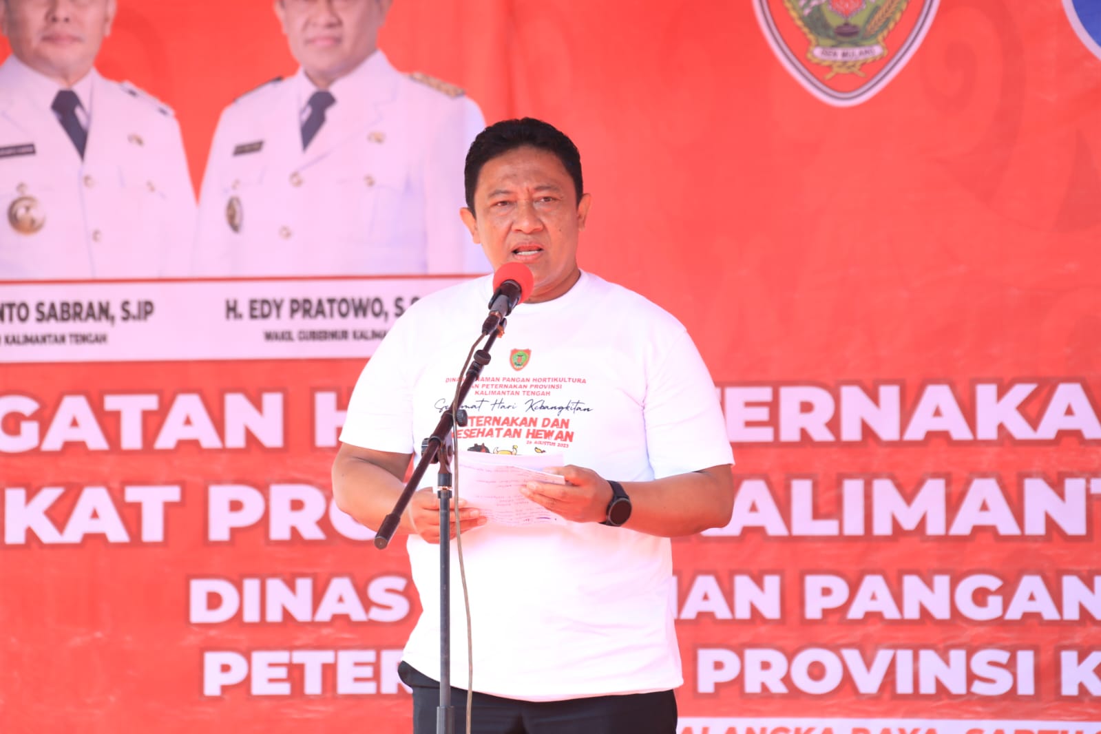 Wagub Kalteng Edy Pratowo Hadiri Peringatan Hari Peternakan dan Kesehatan Hewan Tingkat Provinsi Kalteng