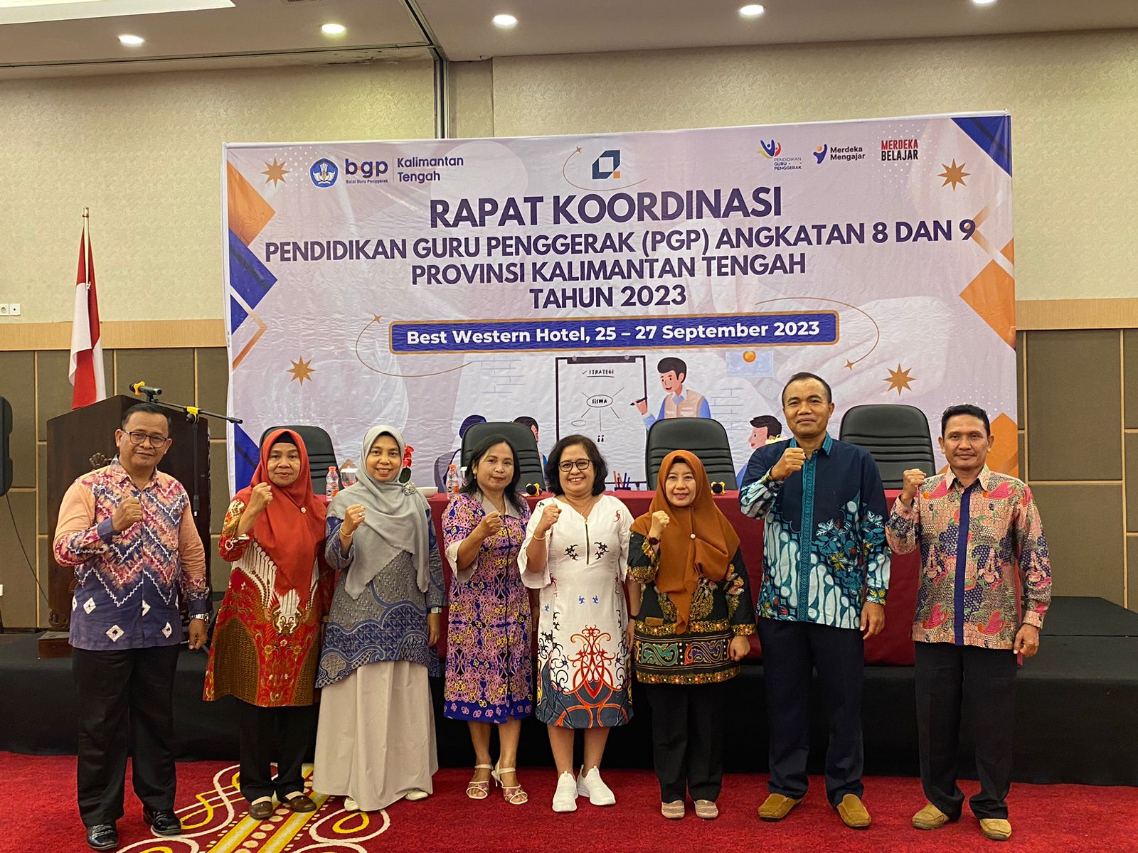 BGP Prov. Kalteng  Gelar Rakor Teknis Program Pendidikan Guru Penggerak Angkatan 8 dan 9