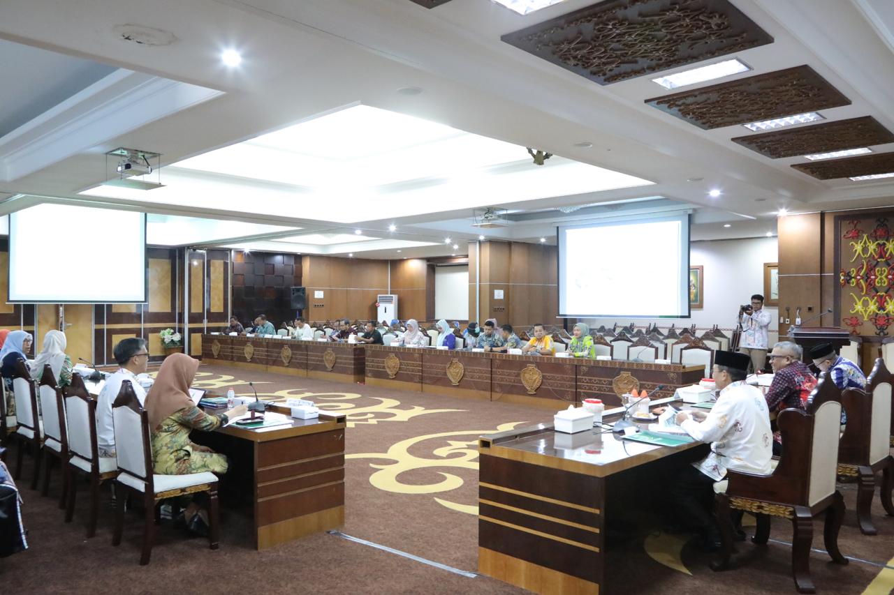 Plt. Sekda H. M Katma F. Dirun Pimpin Rapat Persiapan Penyelenggaraan MTQH XXXII Tingkat Prov. Kalteng