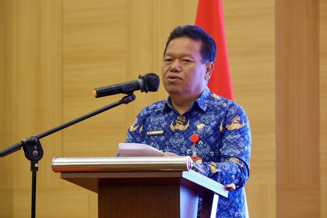 Plh Asisten Pemkesra Setda Prov Kalteng Maskur Buka Rakor Sekretariat DPRD se-Provinsi Kalteng