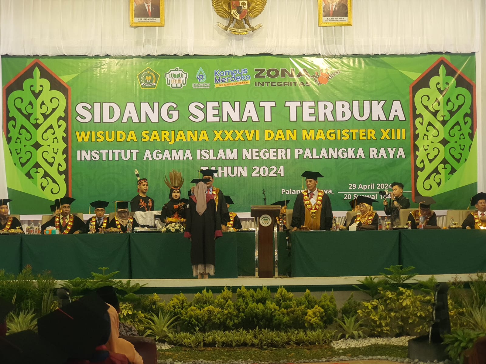 Sekda Nuryakin Hadiri Acara Wisuda Sarjana Angkatan XXXVl (ke-36) dan Magister Angkatan XIIl (ke-13) IAIN Palangka Raya