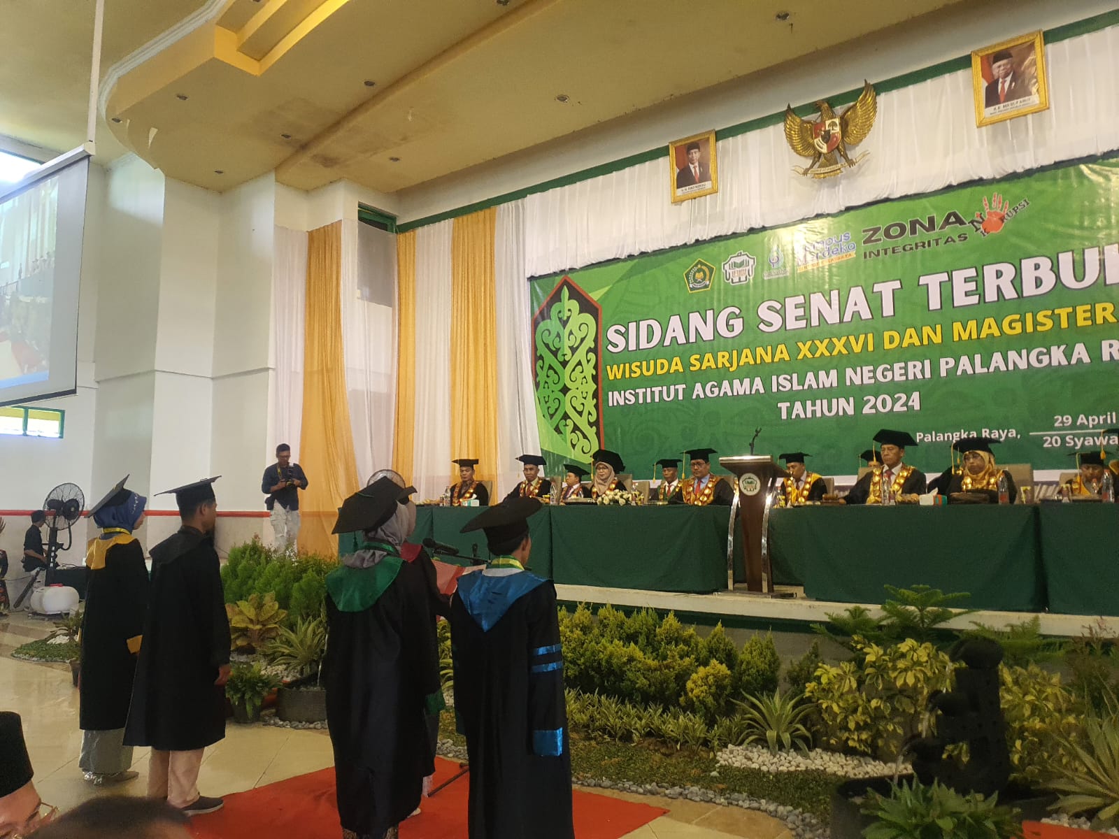 Sekda Nuryakin Hadiri Acara Wisuda Sarjana Angkatan XXXVl (ke-36) dan Magister Angkatan XIIl (ke-13) IAIN Palangka Raya