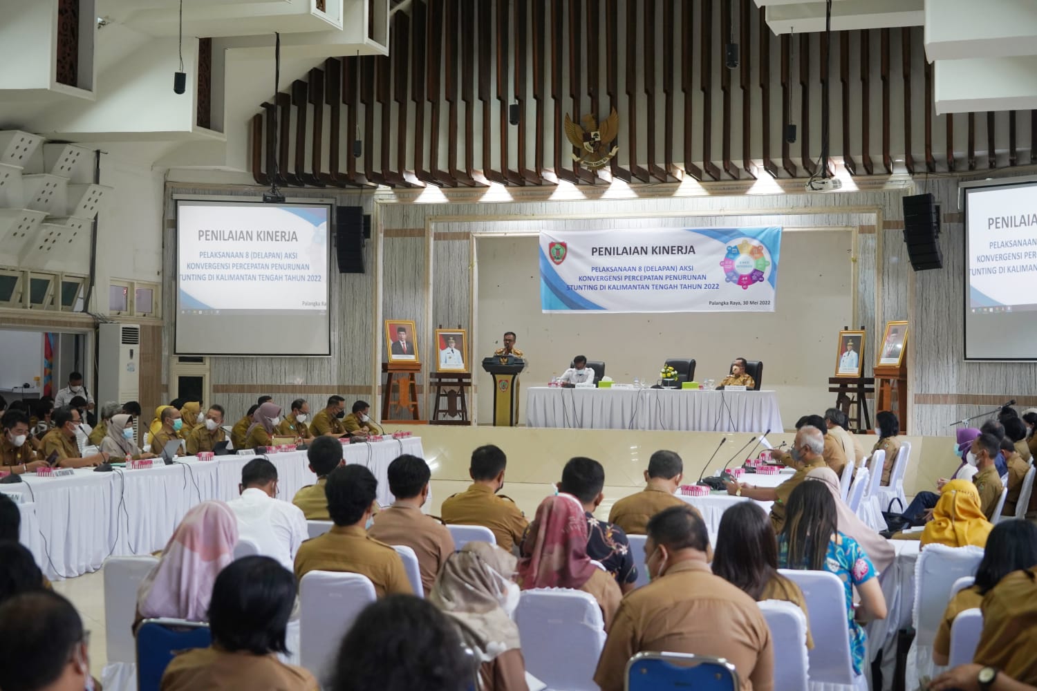 Sahli Herson B Aden Buka Penilaian Kinerja Kabupaten/Kota Dalam Pelaksanaan Delapan Aksi KP2S Prov. Kalteng