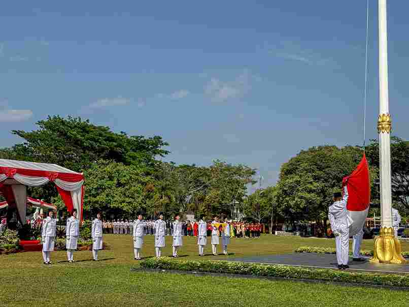 Badan Kesbangpol Prov. Kalteng Ikuti Upacara Peringatan Hari Sumpah Pemuda dan Ikrar Bersama Anak Bangsa