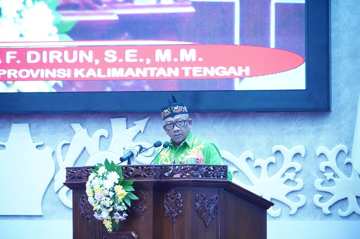 Plt Sekda Prov Kalteng M. Katma F. Dirun Hadiri Rapur ke-6 Masa Persidangan I Tahun Sidang 2024