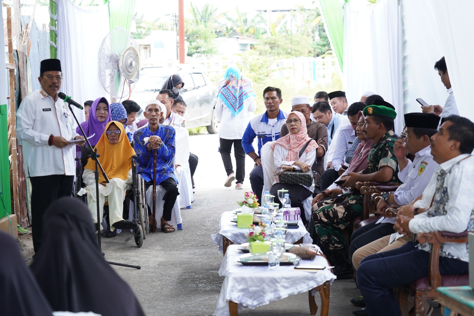 Sekda Nuryakin Hadiri Tasyakuran HUT ke-23 Baznas Prov. Kalteng Tahun 2024 Sekaligus Penyerahan Rumah Layak Huni Baznas