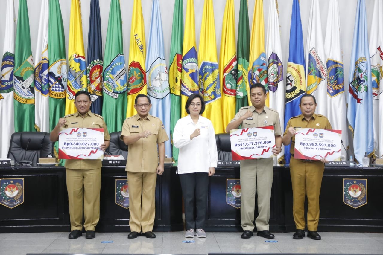 Wagub Kalteng Edy Pratowo Hadiri Rakor Pengendalian Inflasi Sekaligus Penyerahan Insentif Fiskal Kinerja Pengendalian Inflasi Daerah Periode I