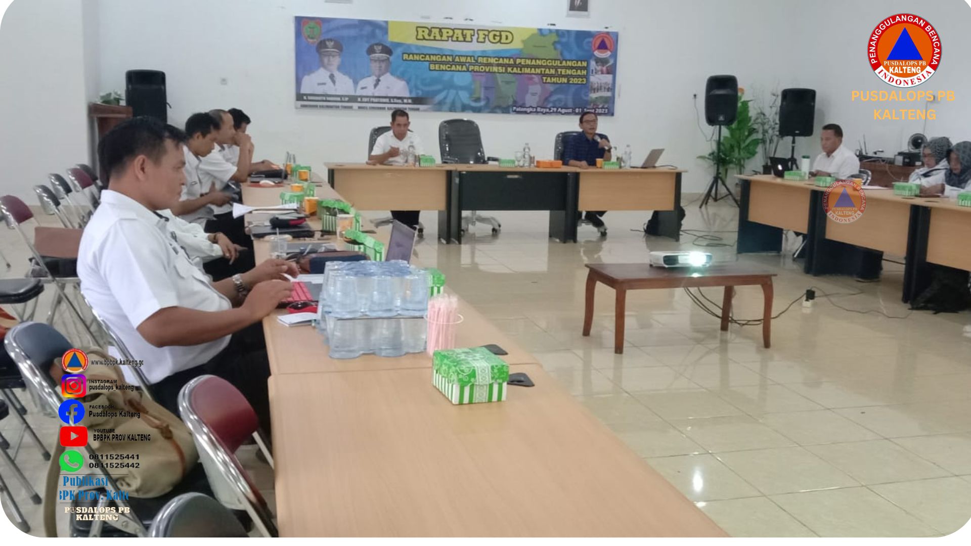 BPBPK Prov. Kalteng Gelar FGD Rancangan Awal Rencana Penanggulangan Bencana