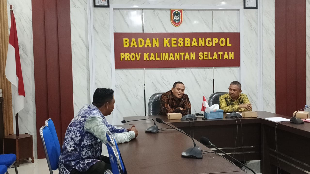 Badan Kesbangpol Prov. Kalteng Kunjungan Kerja ke Kesbangpol Prov. Kalsel