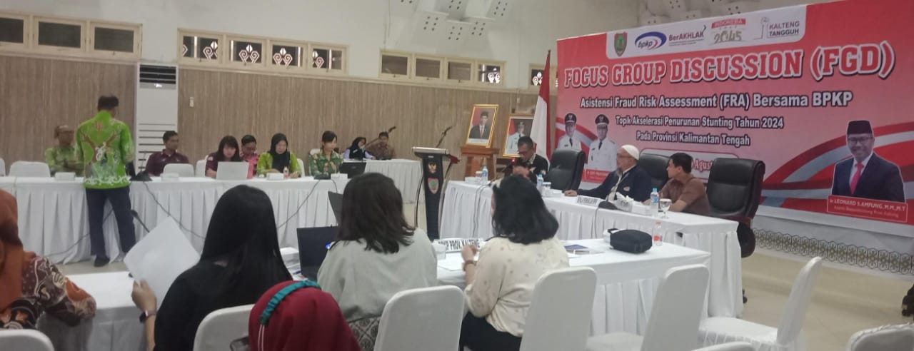 Dinas Hanpang Prov. Kalteng Ikuti FGD Asistensi FRA Dengan Topik Akselerasi Penurunan Stunting