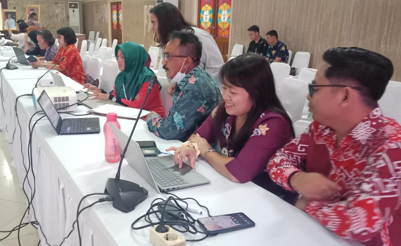 Dinas Hanpang Prov. Kalteng Ikuti FGD Asistensi FRA Dengan Topik Akselerasi Penurunan Stunting