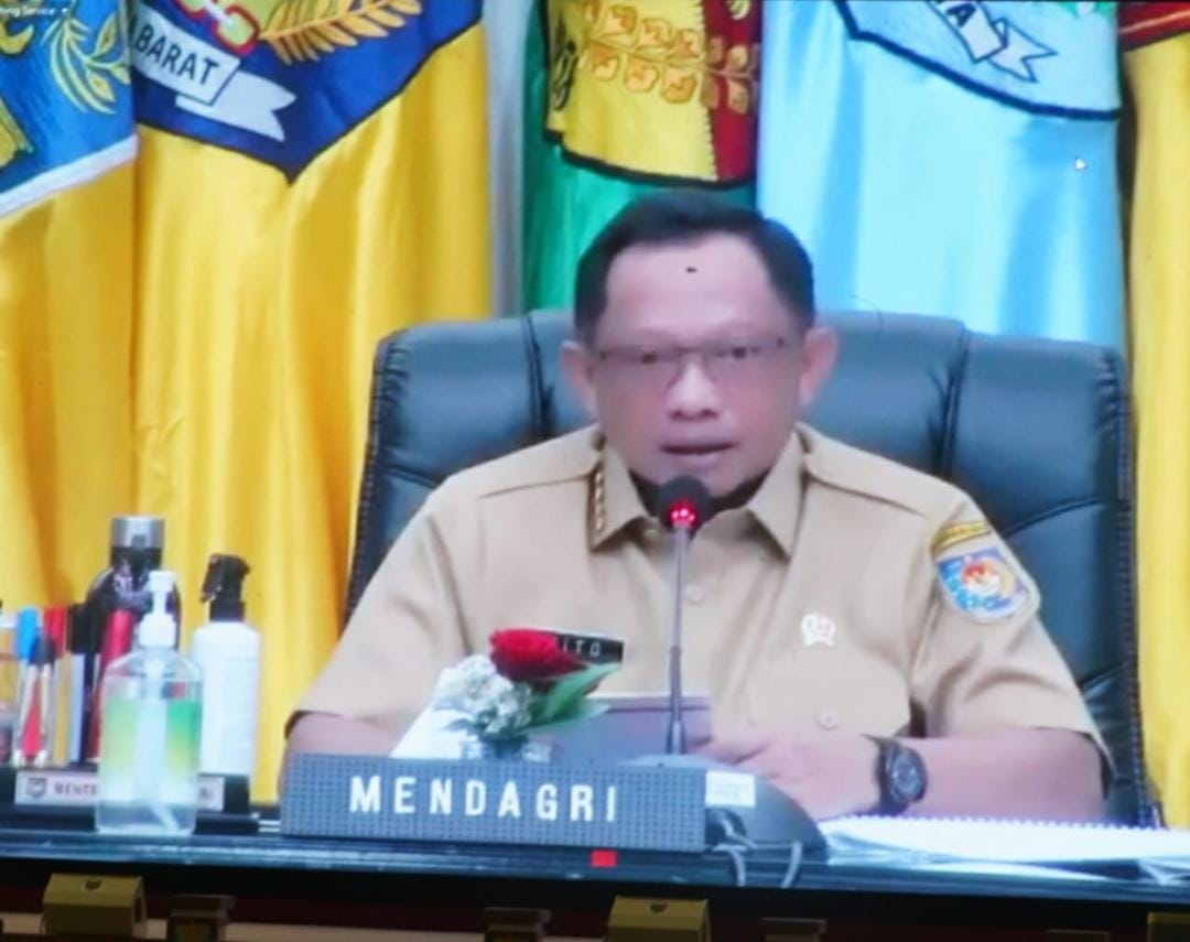 Wagub Kalteng Edy Pratowo Ikuti Rakor Pengendalian Inflasi Di Daerah Bersama Menteri Dalam Negeri Secara Virtual