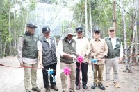 Menteri Kehutanan RI Raja Juli Antoni Resmikan Kawasan Rehabilitasi & Konservasi Orang Utan Nyaru Menteng dan Mengantar Orang Utan Berangkat Ke Sekolah Hutan